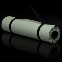 Saltea yoga antiderapanta din TPE, 183x61x0.6 cm, cu curea transport, verde