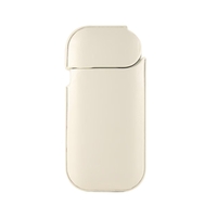 Husa Vafy pentru IQOS 2.4 Plus, Capac de Protectie, Anti Soc si Zgarieturi, din Piele Ecologica, 43 g, 12 x 6 x 2.5 cm, Alb