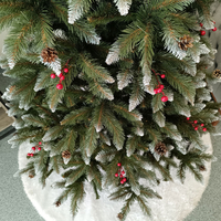 Brad artificial Christmas Deluxe by Sersimo, Frasin de Munte, 2D, 220cm