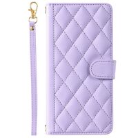 Husa de Protectie Tip Carte, Vafy, pentru Apple iPhone 15, Model cu Suport si Capsa, Antisoc, Rezistenta la Impact, Protectie Camera, Mov