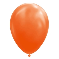 Set 12 Baloane, Flippy, din Latex Standard, 30 cm, Portocaliu