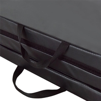 Saltea fitness groasa pentru antrenamente gimnastica, pliabila, 180x60x5cm, negru