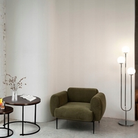 Set 2 mese pentru cafea, cadru otel, blat MDF, 60x60x50 cm si 40x40x40 cm, maro