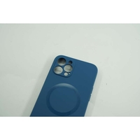 Husa protectie Vafy compatibila cu Apple iPhone 12 Pro Max Mag Safe Silicone Albastru