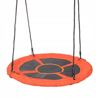 Leagan tip cuib Sersimo G-Line, 100cm, inaltime reglabila, 150 kg, Portocaliu Negru