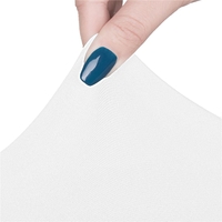 Set 4 huse universale pentru scaun, marime universala, poliester si spandex, 45 x 60 cm, alb
