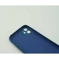 Husa protectie Vafy compatibila cu Huawei P Smart 2021 Liquid Silicone Case Albastru inchis