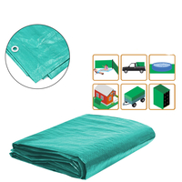 Prelata de protectie de dimensiune mare, laminata, impermeabila, cu protectie UV, 18x10 m, 70 GSM, verde