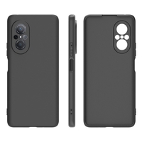 Husa Matte TPU pentru Huawei NOVA 9 SE, Vafy, Silicon Slim, Protectie Antisoc, Negru