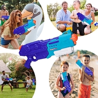 Set 2x Pistol cu Apa pentru Copii, Flippy, 6ani+, Albastru, 1x 900 ML + 1x 300 ML