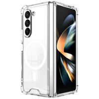 Husa pentru Samsung Galaxy Z FOLD6, Vafy, Husa de Protectie cu Anti-Shock, Tehnologie MagSafe Magnetic, Design Ultra Subtire, Anti alunecare, TPU Acrilic, Transparent