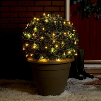 Instalatie Craciun, 35 m, 350 Led-uri ,Liniara, Alb cald, 8 jocuri de lumini, Transformator, Interconectabila, Prelungitor 3 m inclus, Fir Transparent, Vafy