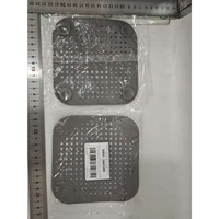 Filtru Chiuveta, Vafy, Anti-infundare, cu Ventuze, 14.5 x 14.5 cm, Flexibil, Gri