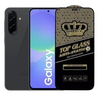 Folie Sticla Securizata pentru Samsung A36, Vafy, Sticla ESD Antistatic, Sticla de Protectie pentru Samsung Galaxy A36, Margini negre, Transparent