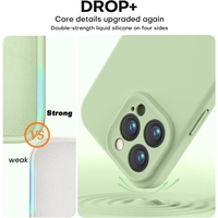 Husa de Protectie Matte TPU, Vafy, pentru Apple iPhone 16 Pro Max, Protectie Camera, Antisoc, Antizgariere, Antialunecare, Acoperire Completa, Verde