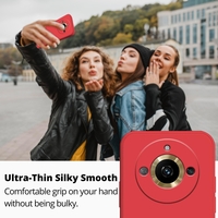Husa de Protectie, Vafy, pentru Realme 11 Pro Plus, Liquid Silicone, cu Microfibra pe Interior, Protectie Antisoc, Compatibil Incarcare Wireless, Rosu