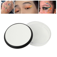 Vopsea pentru Fata si Corp, Flippy, cu Pigment Fosforescent, 30 g, Activare cu Apa, Alb