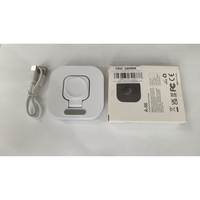 Incarcator Wireless pentru Smart iWatch, Vafy, Compatibil cu Apple iWatch 1/9, Magnetic Charger, Interfata TYPE-C, 3W, 7.5 x 7.5 x 1.2 cm, Pliabil, Alb