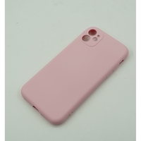 Husa protectie, Vafy, compatibila cu Apple iPhone 12 Pro Liquid Silicone Roz