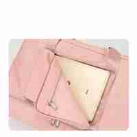 Geanta Pliabila, Flippy, pentru Voiaj, Buzunare Multiple, de Mana, Impermeabila, Material Textil, Capacitate 8 Kg, Dimensiune Deschisa 42x28x10 cm, Roz