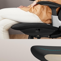 SONGMICS Scaun de birou ergonomic reglabil cu tetiera si suport lombar, inclinare 135°, maxim 150 kg, 70x70x125 cm, negru