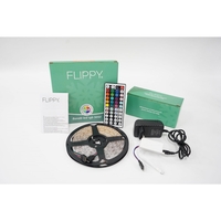 Kit Banda Led RGB SMD 5050 cu Transformator inclus Vafy - Lungime 5 M, 270 LED-uri, Telecomanda 44 taste, pentru TV, PC, Auto, IP65, Lumina Ambientala