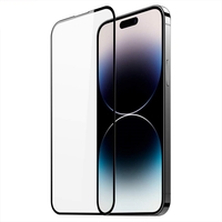 Folie de protectie Ceramica, Flippy, compatibila cu Apple iPhone 15 Plus, Transparenta HD, 9H, margini negre