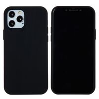 Husa protectie Flippy compatibila cu Huawei P30 Lite Liquid Silicone Case Negru
