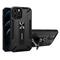 Husa de protectie Vafy pentru Apple iPhone 13 Defender Sergeant Brave cu suport,Negru