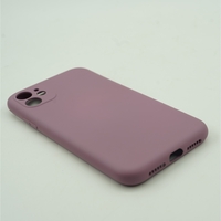 Husa protectie Vafy compatibila cu Apple iPhone 13 Mini Liquid Silicone Mov