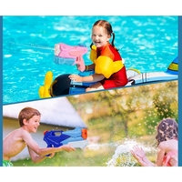 Pistol cu Apa pentru Copii, Rezervor, Pentru Piscina/Plaja, Flippy, 6ani+, 3 duze, Albastru, 770ML