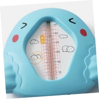 Termometru pentru Baie, Flippy, Plutitor, Rezistent la apa, Multifunctional, Model Gaina, 10.5x10.5x2.5 cm, Albastru