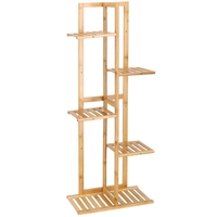 Stand de flori din lemn cu 6 etajere suport GA199, 102x40cm