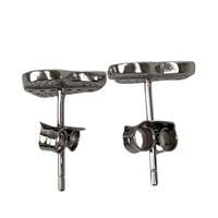 Cercei Argint 925 Inima cu Minizirconii, 1.78 g