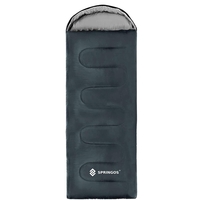 Sac de dormit tip mumie, cu geanta de transport, 210x73cm, 8-20grade, culoare gri