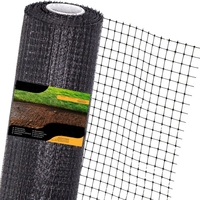 Plasa gradina anti daunatori si cartite, 30g/m2, 1x100metri, neagra