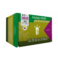 Instalatie Craciun, 10 m, 100 Led-uri ,Liniara, Multicolor, 8 jocuri de lumini, Transformator, Interconectabila, Prelungitor 3 m inclus, Fir Verde, Vafy