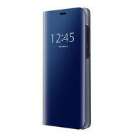 Husa Tip Carte, Flippy, Compatibila cu Huawei Mate 10 Lite, Flip Cover Oglinda, Albastru