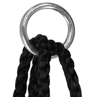 Leagan tip cuib Sersimo NS24, diametru 110cm, inaltime reglabila, pentru exterior, sarcina 150 kg, Albastru Negru