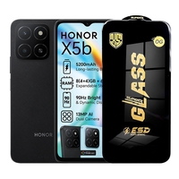 Folie de Protectie pentru Honor X5b, Vafy, Sticla Securizata ESD, Margini Negre, Rezistenta la Zgirieturi, Antistatica, 0.35 mm, Transparenta