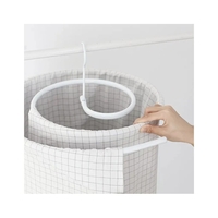 Uscator de Rufe Spiralat, Flippy, din Otel Inoxidabil de 10 mm, Detasabil, 40 x 43 x 18 cm, Alb
