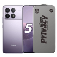 Folie de Protectie pentru Xiaomi Redmi K70, Vafy, Sticla Securizata ESD Antistatica, Super-X Privacy OG, Margini Negre, 0.30 mm, Transparent Inchis