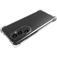 Husa protectie pentru Oppo Reno 8 Pro 5G, Vafy, TPU, Antisoc, Protectie colturi, Rezistenta la impact, 1.5 mm, Transparenta