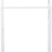 Suport prosoape 5Five Lysandre cu 3 rafturi, 55x24x82 cm, bambus alb