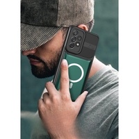 Husa pentru Apple iPhone 13 Pro MagSafe, Urban Armor, Vafy, Verde inchis, suport magnetic