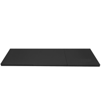 Saltea fitness groasa pentru antrenamente gimnastica, pliabila, 180x60x5cm, negru