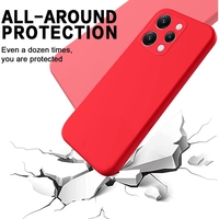 Husa de Protectie Matte TPU, Vafy, pentru Xiaomi Redmi 12 Pro, Protectie Camera, Antisoc, Antizgariere, Antialunecare, Acoperire Completa, Rosu