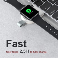 Incarcator Wireless pentru Smart Watch, Vafy, Compatibil cu Apple iWatch 1/9, Magnetic, Interfata TYPE-C, Fara Cablu direct in Statie sau Calculator, Alb