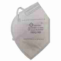 Set 2 bucati Masca de protectie faciala, Flippy, de unica folosinta pentru adulti, FFP2, KN95 CE 0370, 5 straturi, nesterila, ambalaj individual, Alb