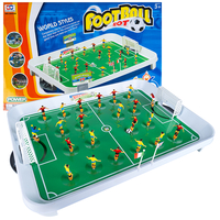 Joc fotbal de masa cu jucatori pe arc, set complet cu 22 figurine si tabla de scor, 50x37x13 cm